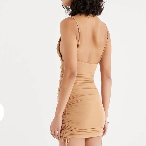 NWT Rumer Paige mini dress caramel size medium - Picture 3 of 7